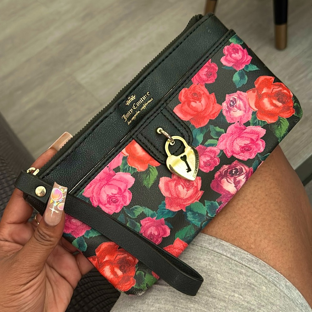 Juicy Couture Rose Wristlet